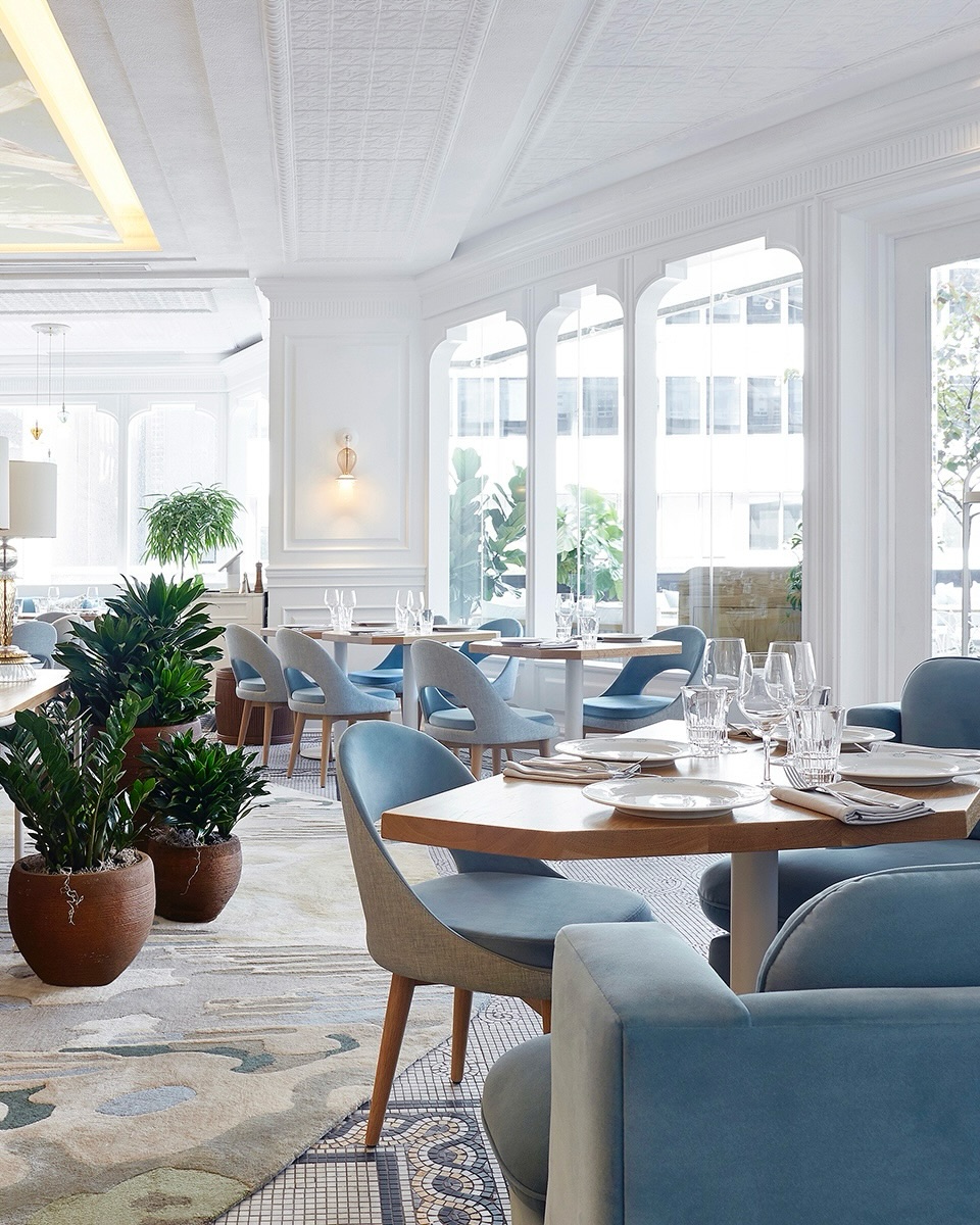 Amal Yorkville dining room, a Blackridge Security window-film project